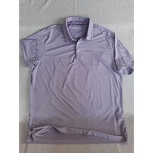 MAELREG Mens 2XL Purple Lightweight Stretch Pullover Performance Golf Polo Shirt